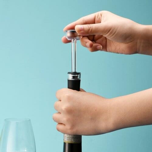 Wine Vacuum Retain Freshness Bottle Stopper Preserver Sealer Plug Air Pump Stopper Sealer Plug Tools Wine Vacuum Stopper Pourer