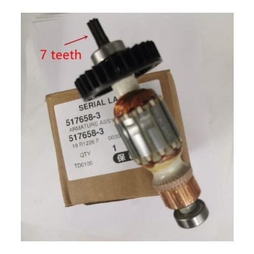 ARMATURE Rotor For Makita TD0101 TD0100 TD0101F 517659-1 517658-3