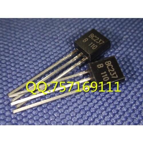 100Pcs BC237B BC237 TO-92