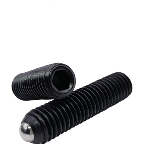 2pcs M16 bead positioning screws Allen screw hex socket grup bolts precision bolt carbon steel black grubs 25mm-50mm long
