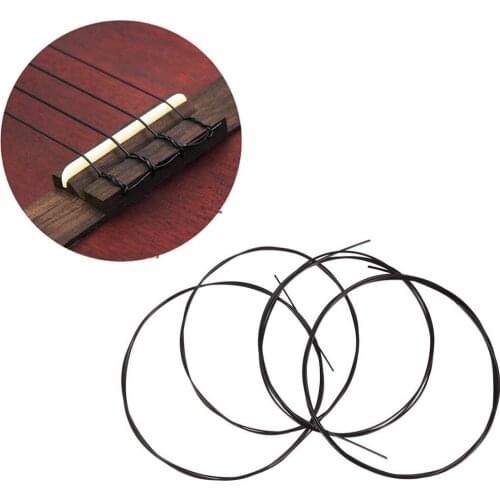 4Pcs Professional Soprano Nylon Guitar Ukulele Ukelele Uke Strings Music Instrument Replacement Part Stringed Instrument