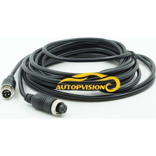 5M 4P Aviation Connector Video Audio Extend Cable for CCTV Camera DVR