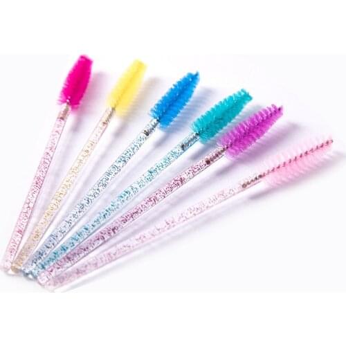 50/5Pcs Eyelash Extension Disposable makeup Eyebrow brush Mascara Wand Applicator Eye Lashes Cosmetic Brush Set makeup tool New