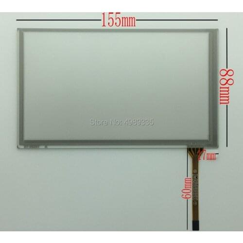6.2" resistance touch panel Right position cable ST06207 155mm*88mm