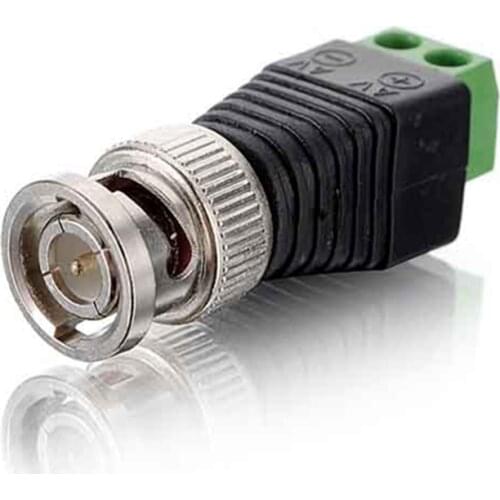 Coax CAT5 To Camera CCTV BNC Video Balun Connector Adapter For CCTV System