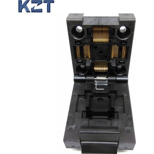 QFP programmer Socket Pitch 0.5mm FPQ-64-0.5-06 Test Flash Programming Adapter QFP64 TQFP64 LQFP64 Clamshell Structure Burn in S