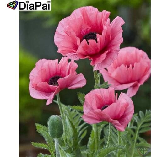 DIAPAI Diamond painting "Flower landscape" Full Square/Round Drill Wall Decor Inlaid Resin Embroidery Craft Cross stitch A25328