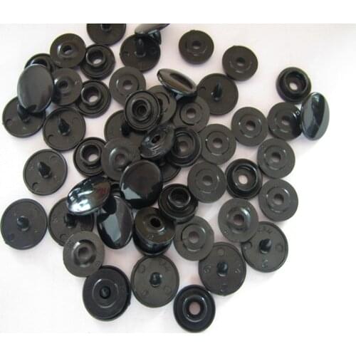Free shipping 20 sets T3(10.7mm) KAM B5 black color snap button for sewing baby color plastic fastener snap button