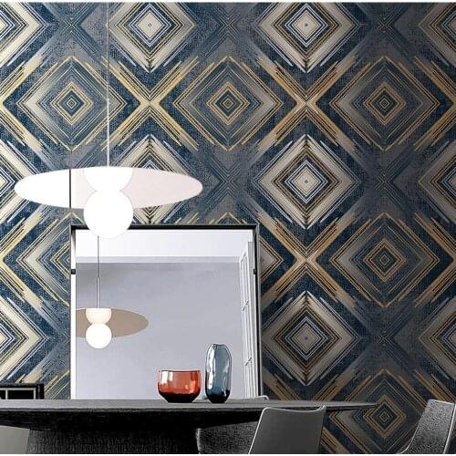Beibehang custom Geometric squares Large Mural Wallpapers For Living Room bedroom decor wall paper 3D TV Background Wall Decor