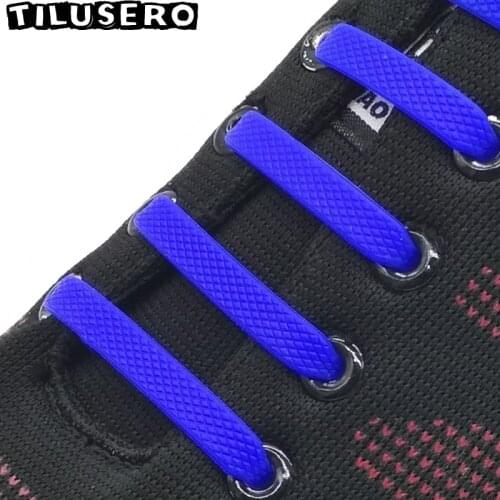 14pcs Elastic Silicone Shoelaces For Shoes Creative Shoelace No Tie Shoe Laces For Men Women Lacing Shoes Rubber Shoelace