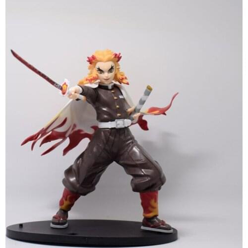 Figures Anime Demon Slayer Rengoku Kyoujurou Combat Special Edition Models 19cm PVC Boxed Toys