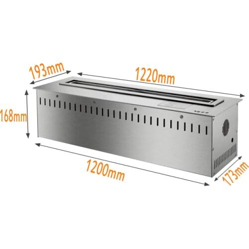 Inno-Fire 48 inch wifi real fire intelligent indoor auto eco electric bio ethanol fireplace