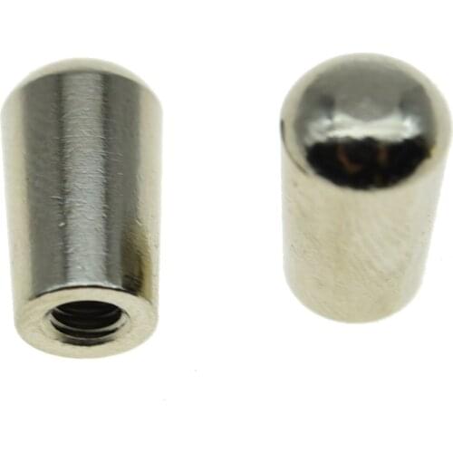 KAISH 2pcs Metric M4 METAL LP Guitar Toggle Switch Tip 3 Way Switch Knob for Import LP
