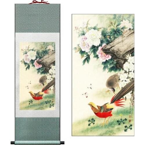 Birds and Flower painting Super quality traditional Chinese Art Painting Home Office Decoration Chinese painting