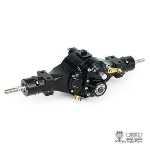LESU RC 1/14 Metal Differential Lock Rear Axle B Tamiya Tractor Truck Dumper TH02041-SMT5