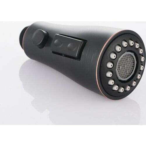 Oil Rubbed Bronze Multi-function Faucet Plastic Spray Head,Kitchen Sink Faucet Replacement Pull out Spout Shower Nozzle Head