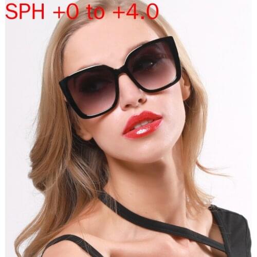 Fashion Womens Square Bifocal Reading Glasses Men Sun Presbyopia Eyeglasses Frame Multi-focus Presbyopia Lens + 1.0 ~ + 3.5 NX
