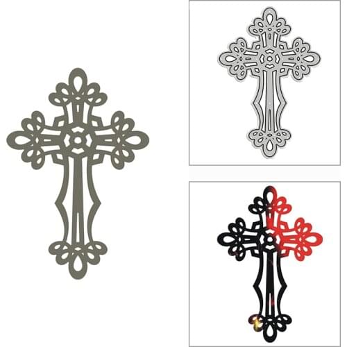 New 2021 Holy Cross Prayer Metal Cutting Dies for DIY Scrapbooking Paper and Card Making Decorative Embossing Craft No Stamps