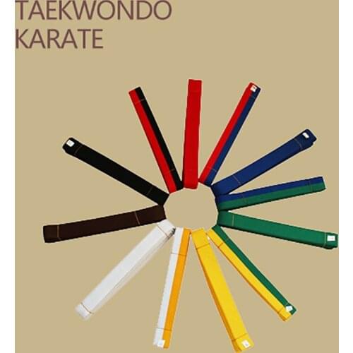 USHINE YS05 black red green yellow belt Taekwondo Judo Karate war belt random for adult children