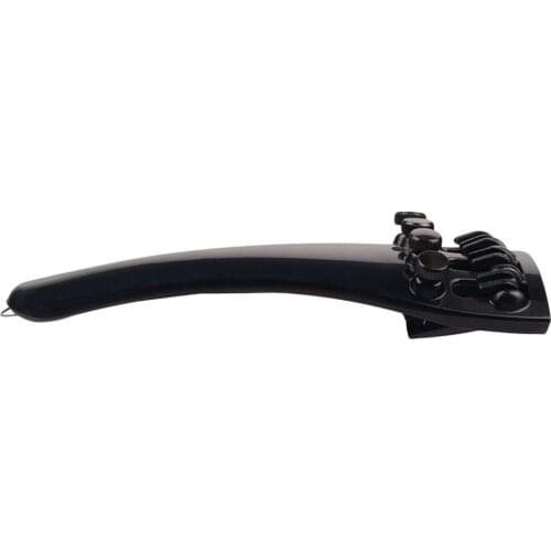 Violin Fiddle Adjustable Tailpiece W/ 4 Tuners For 4/4 Size Violin Accessory