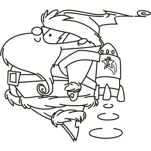 Santa Claus ransparent Clear Stamps Silicone Seals for DIY scrapbooking photo album Card Making