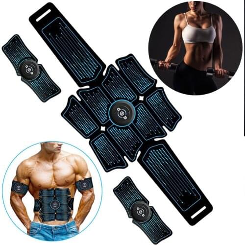 Abdominal Muscle Trainer Electric Press Stimulator Slimming Fitness EMS Exercise Machine Home Gym Fitness Equipment Gym Tools
