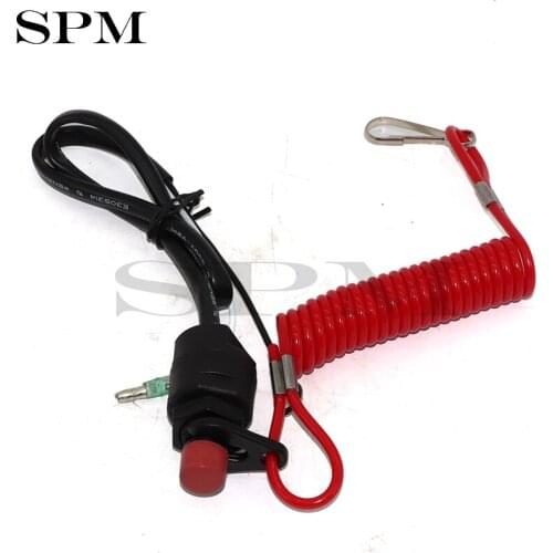 Universal Boat Outboard Engine Motor Kill Stop Switch Safety Tether Lanyard Motorcycle Switches For Quad Pit Dirt Bike