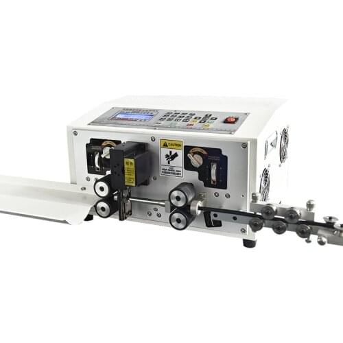 High quality low price multi function fully automatic computer copper cable wire cutting peeling stripping twisting machine
