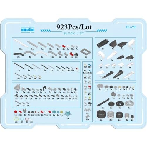 Technic Programming Education EV3 Expansion Set Robots Model Building Blocks STEAM Compatible EV5 45544 45560 Robotics DIY Toys