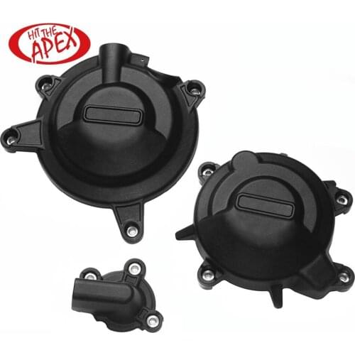 Motorcycle Engine Protection Water Pump Cover Kit Case for GB Racing for Kawasaki NINJA 400 2018-2019