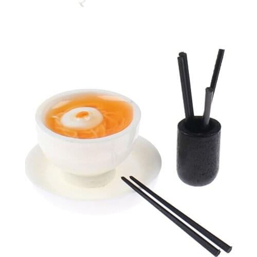 1 Set Dollhouse Mini Japanese Ramen Combination Miniature Toy Model