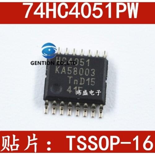 20PCS 74HC4051 74HC4051PW HC4051 TSSOP-16 in stock 100% new and original