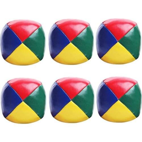 6PCS Set Professional Juggling Ball Acrobatics Toss Ball Educational Toy Children Fun Sports Pu Soft Juggling Ball Stage Toys