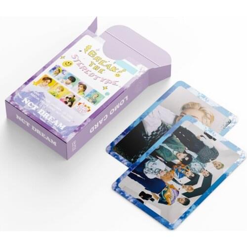 2021 Kpop 54 Pcs/Set NCT Album DREAM Poster Lomo Cards Fashion Photo Postcard Stationary Set Fans Collection Gift New Arrival