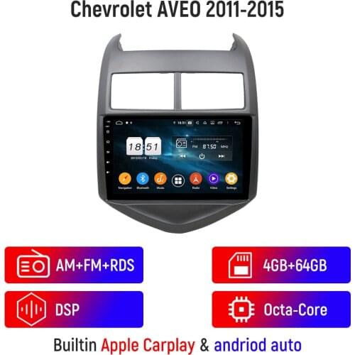 Android Multimedia Player For Chevrolet AVEO 2011 2012 2013 2014 2015 Car Radio Video Player Radio Recorder GPS Navi Head Unit