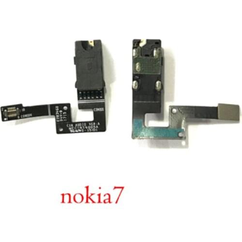 Audio For Nokia 7 plus 7.1 8 8.1 Headphone Earphone Jack Flex Cable Earpiece