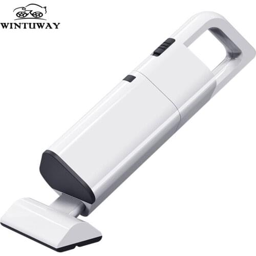 WINTUWAY Car Vacuum Cleaner Mini Portable Handheld Wet And Dry Dust Brush DC 12 Volt 120W With LED Lighting Lamp