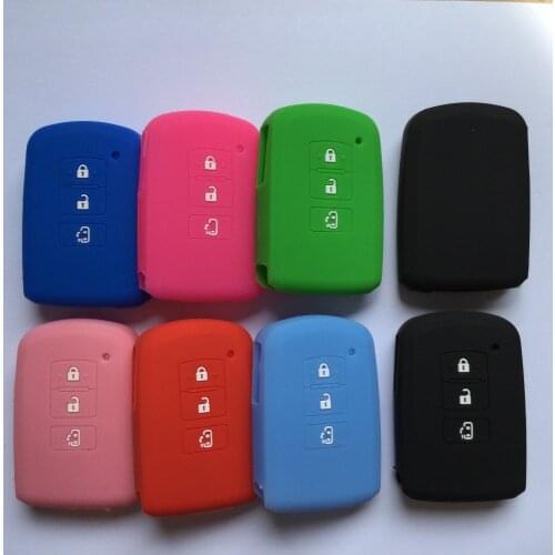 Auto Keyless Case Silicone Fob Remote Pouch For Toyota Noah Voxy vellfire Esquire alphard 3 Button Key Side Sliding Door