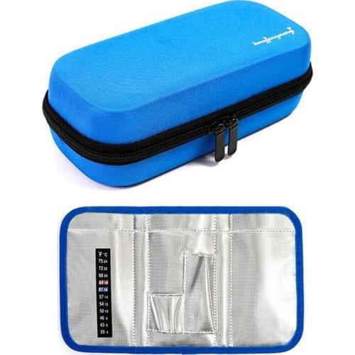 EVA Insulin Pen Case Cooling Storage Protector Bag Medical Cooler Travel Pocket Packs Pouch Drug Freezer Box For Diabetes People