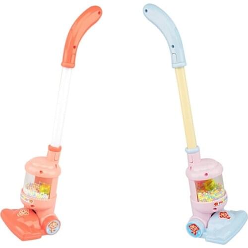 Children Electric Vacuum Cleaner Toy Simulation Vacuum Catcher Kids Pretend Cleaning Educational Toy Mini Vacuum