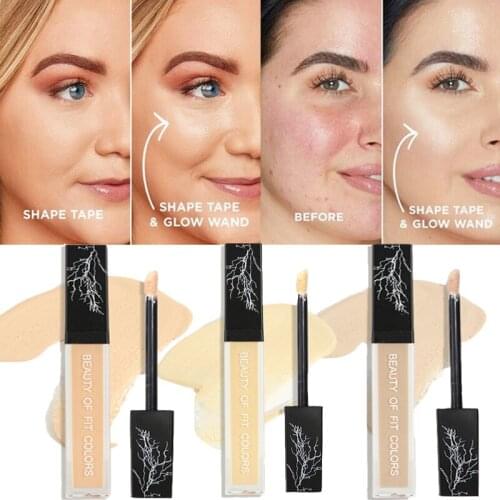 Concealer Liquid Foundation Face Contour Concealer Palette Full Coverage Waterproof Brightening Makeup Concealer Foundation 8g