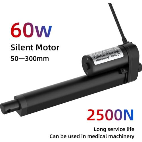 Linear Actuator 12V Metal Gear Electric Linear Motor for Medical Auto Car Moving Distance Stroke 2Inch 4Inch 6Inch 8Inch 10Inch