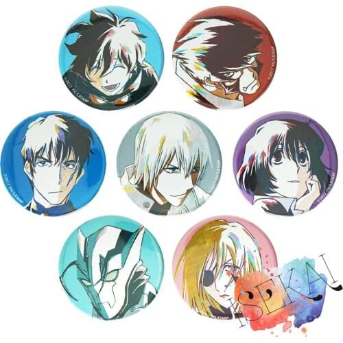 Blood Blockade Battlefront Anime Badge Leonardo Watch K·K Klaus Zapp Renfro Chain Sumeragi Zed O'Brien Metal Badge Brooch Pins