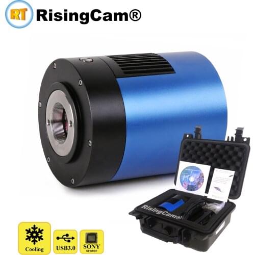 USB3.0 1.7mp SONY imx432 1.1" sensor global shutter TE cooling Cool Microscope Camera with Ultra high sensitivity