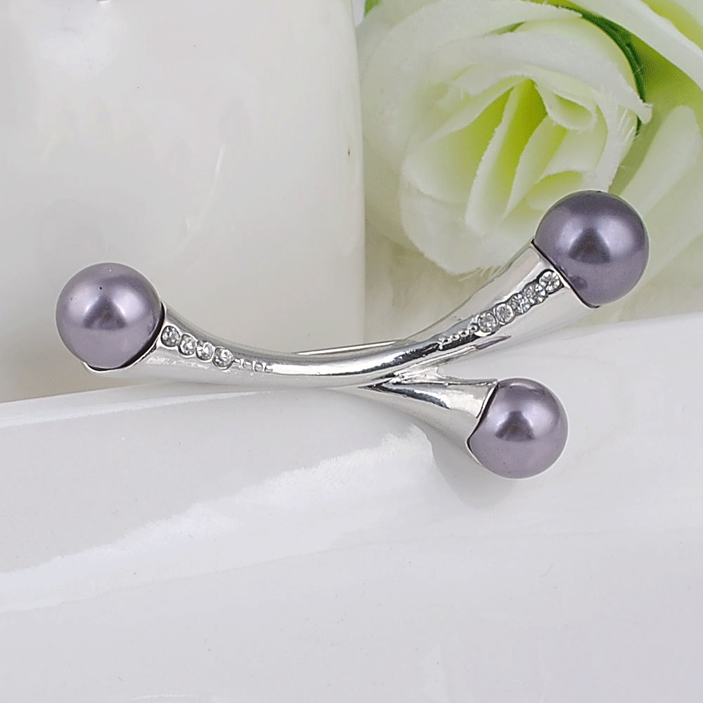 Fashion Bright Alloy Brooches Safety Pins for Garment Accessories Scarf Clip Pins Brooch for Business Suit