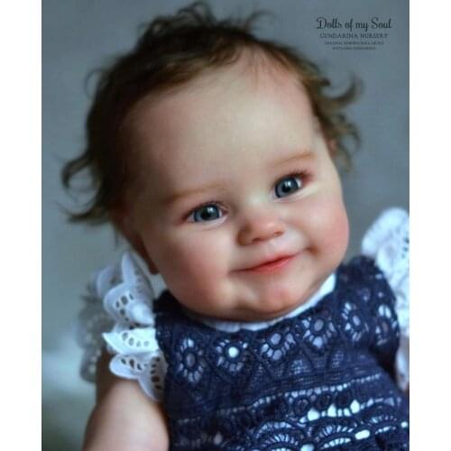 NPK two sizes 20/24inch reborn doll kit Maddie 60CM original size toddler baby fresh color doll kit