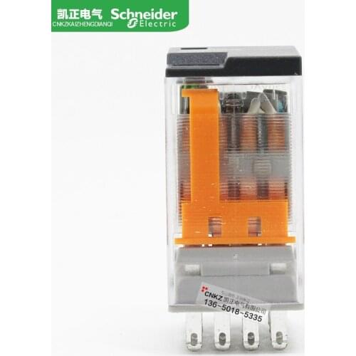10 pieces of Original authentic Schneider intermediate relay RXM4LB2P7 four open four closed AC230V 14 feet