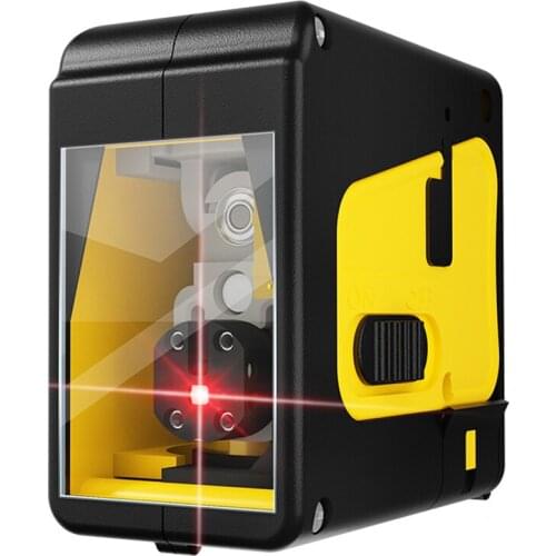Portable 2 Line High-precision Laser Level Tool Vertical Horizontal Line 3° Self-leveling Function Outdoor Laser Level