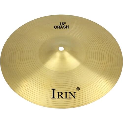 IRIN 16 "Crash Cymbal Brass Hand Cymbal Gong Set for Drum Band