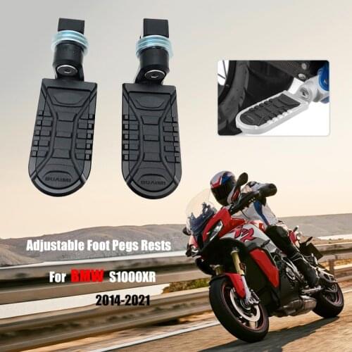 For BMW S1000XR S1000 XR 2014 2015 2016 2017 20189 2019 2020 Motorcycle Adjustable Rear Footrests Passenger Foot Pegs Rests